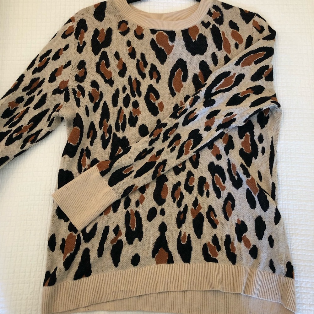 Leopard Print Sweater